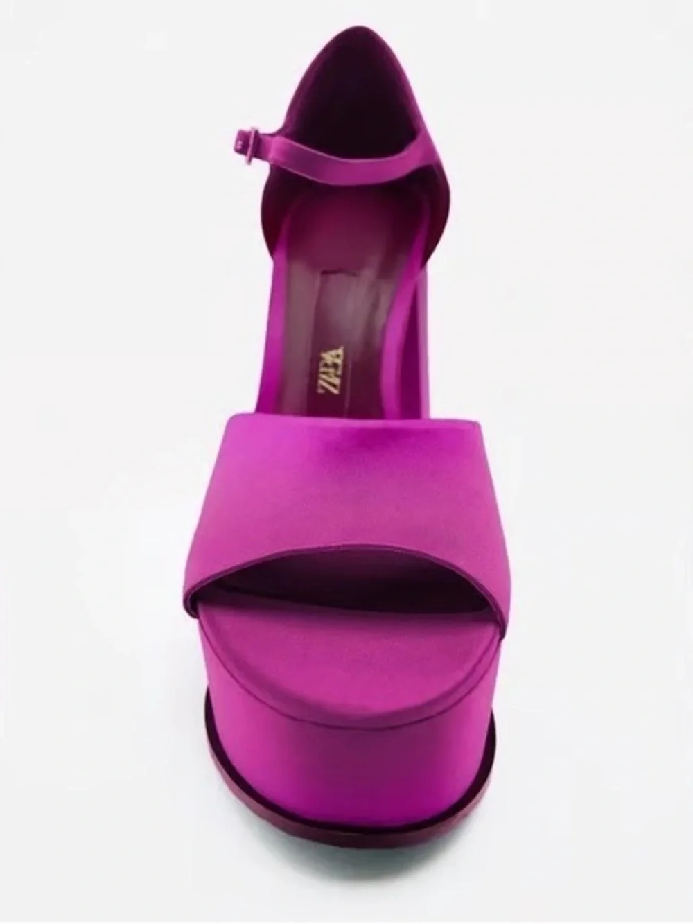 Zara fuchsia satin